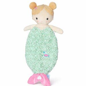 New w/ Tag Douglas Baby Sshlumpies Water Green Mermaid Security Blanket Lovey